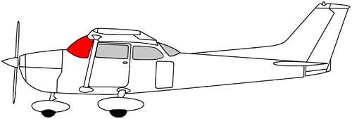 Windshield (1980-1985) Cessna 172P; 28-353-18C