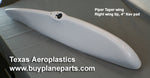 Piper wing tips PA-28, 60-33-80A. Replaces OEM part: 35115. Manufactured by Texas Aeroplastics.