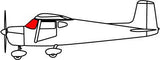 Cessna 140, 150 Windshield: 20 - 303 - 18C, 0411172 - 49, 0413339 - 10, 0413419 - 200, 0413419 - 203 - 18C