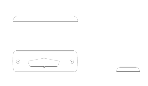 Cessna 150 Interior - Instrument Light Console Shield - 150C, 150D, 150E (1963 - 1965), 0511482 - 4 - 21B