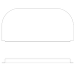 Cessna 182 Interior - Baggage Panel Assy - 182P (1980 - 1986), 2215012 - 3 - 21B
