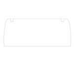 Cessna 182 Interior - Baggage Wall Panel AFT - 182R, T182 (1981 - 1986), 0715089 - 1 - 21B