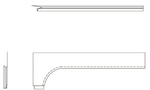 Cessna 182 Interior - Doorpost Skylane FWD LH - 182P (1972 - 1976), 0715032 - 3 - 21B