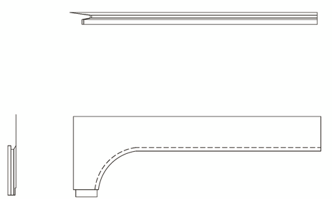 Cessna 182 Interior - Doorpost Skylane FWD LH - 182P (1972 - 1976), 0715032 - 3 - 21B