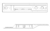 Cessna 182 Interior - Rear Armrest Support Assy LH/RH - 182R, T182, R182, TR182, FR182 (1981 - 1986), 2215027 - 1, 2215027 - 2 - 21B