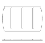 Cessna 182 Skylane Aft Wall Panel 182G, H, J, K, L, M, N - 0700702 - 10 - 21B
