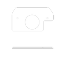 Cessna 210 Interior - Centurion Escutcheon - LH & RH Door Handle - 210M, N, T210M, T210N (1977 - 1984), 0705042 - 3, 0705042 - 4 - 21B