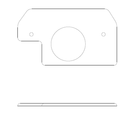 Cessna 210 Interior - Centurion Escutcheon - LH & RH Door Handle - 210M, N, T210M, T210N (1977 - 1984), 0705042 - 3, 0705042 - 4 - 21B