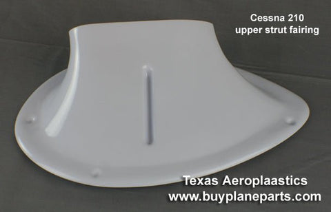 Cessna 210 Wing Strut Fairing (1960 thru 1965) (Upper Right) 34 - 01 - 05RWS - 80A. 1227002 - 4 - Texas Aeroplastics